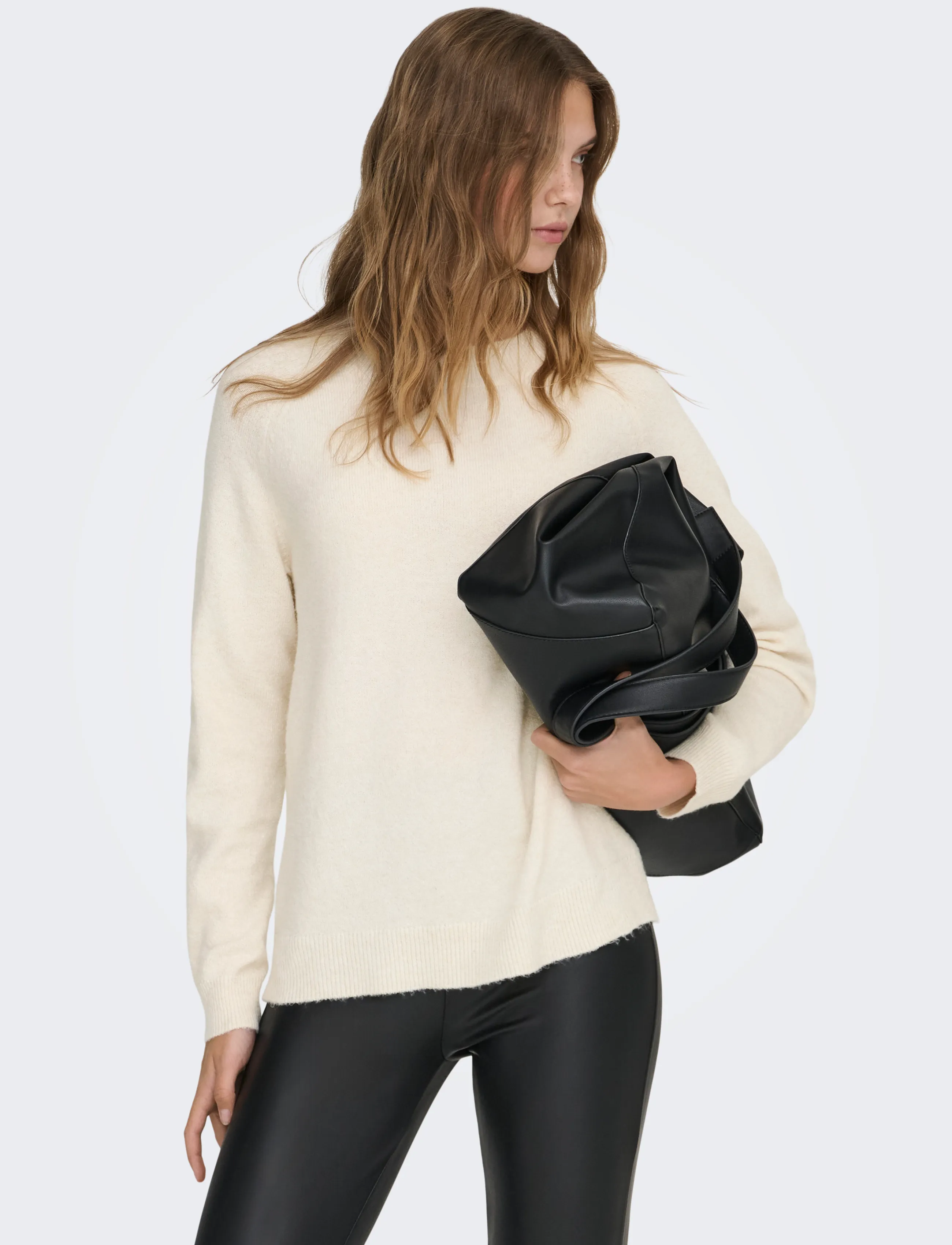 ONLY - ONLRICA L/S PULLOVER KNT NOOS - kampsunid - birch - 5
