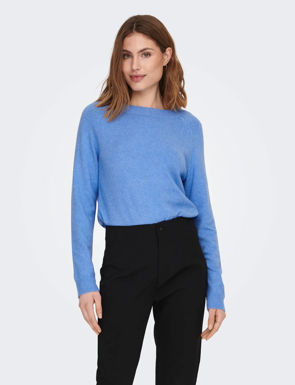 ONLY - ONLRICA LIFE L/S PULLOVER KNT NOOS - striktrøjer - provence - 0