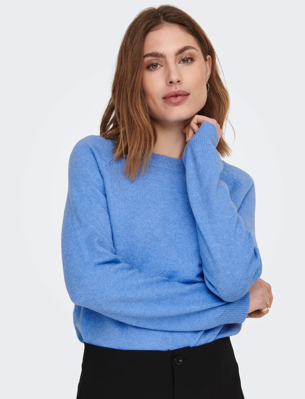 ONLY - ONLRICA LIFE L/S PULLOVER KNT NOOS - striktrøjer - provence - 5