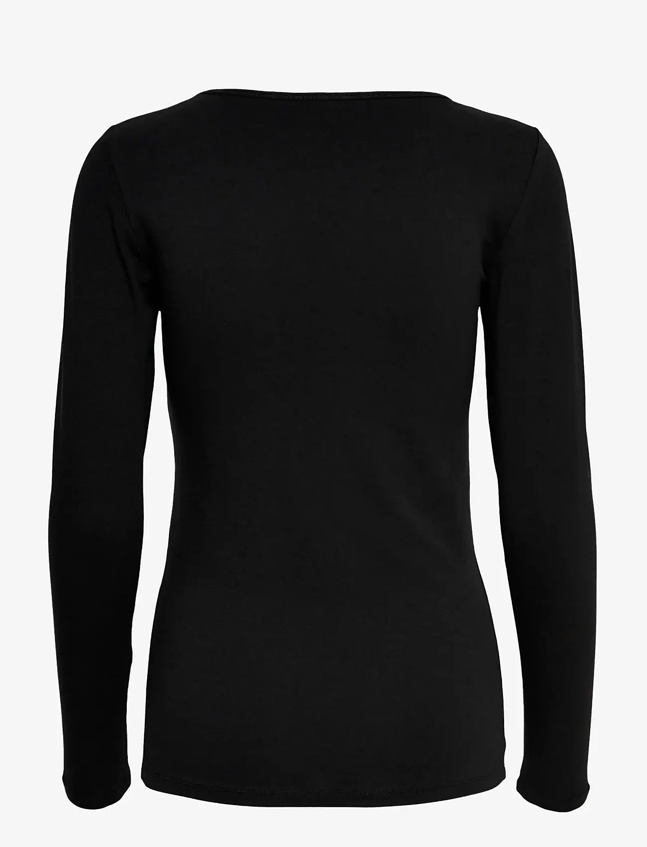 ONLY - ONLLIVE LOVE L/S ONECK TOP NOOS JRS - long-sleeved tops - black - 2