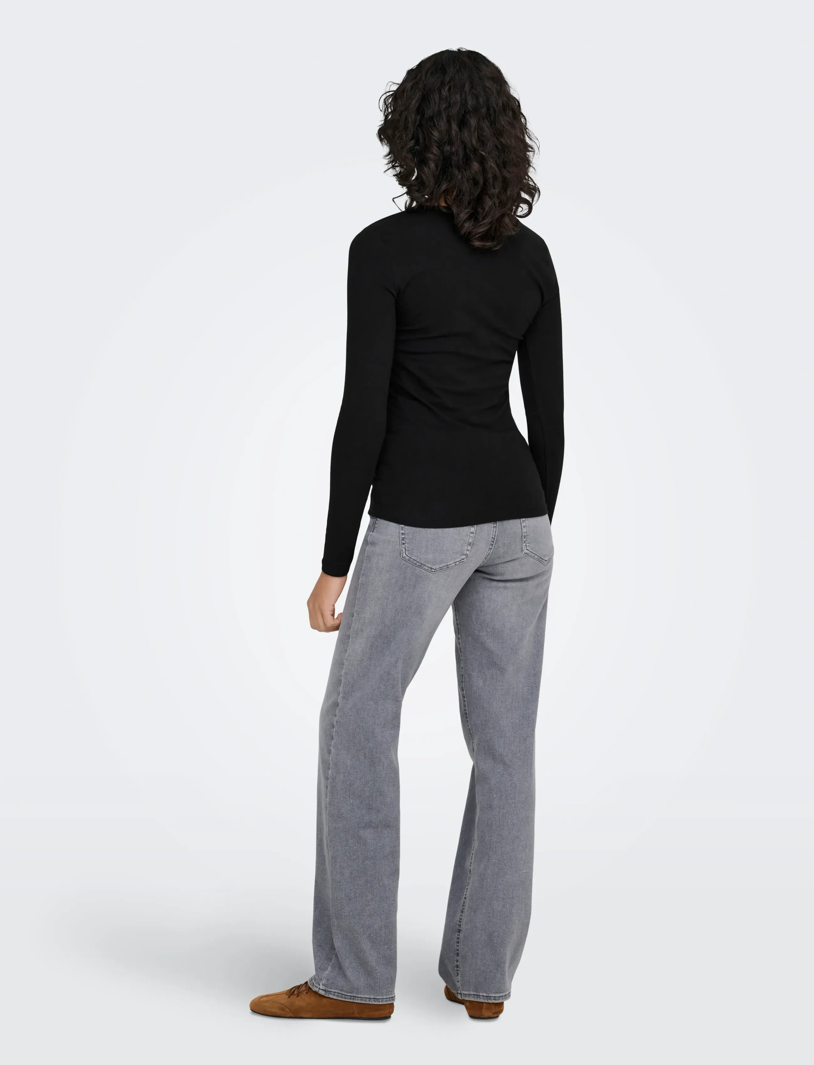 ONLY - ONLLIVE LOVE L/S ONECK TOP NOOS JRS - langærmede toppe - black - 3