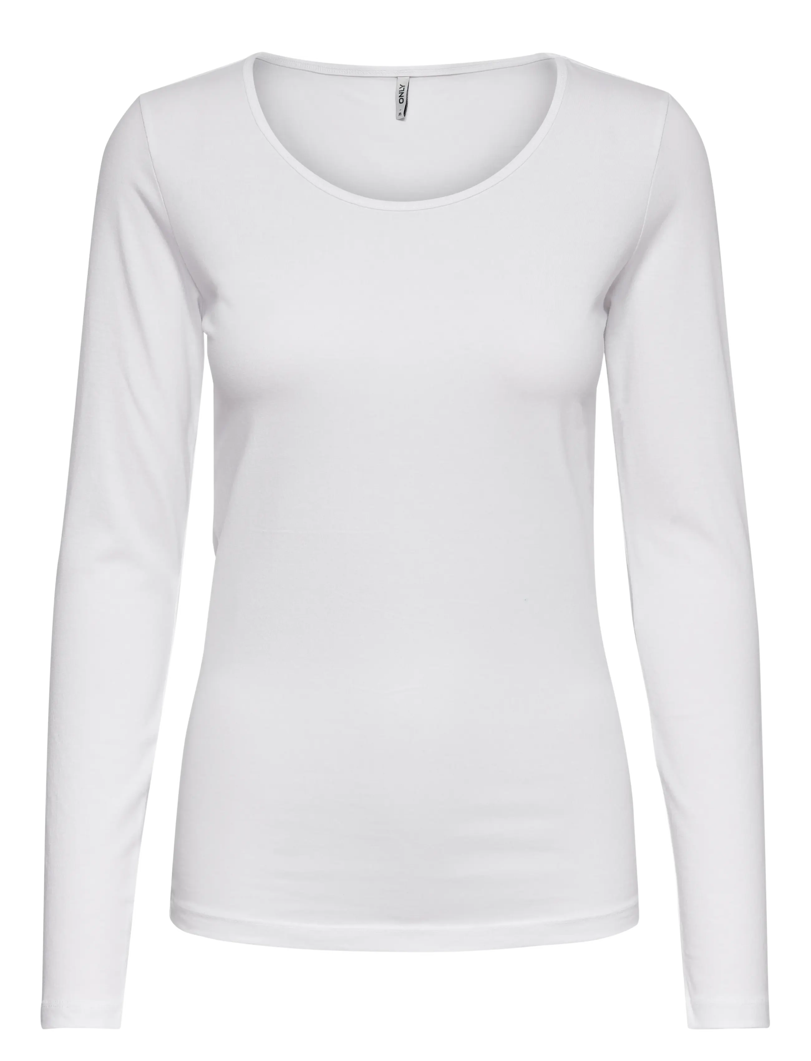 ONLY Onllive Love L/S Oneck Oberteil Noos Jrs Weiß - XL - Damen