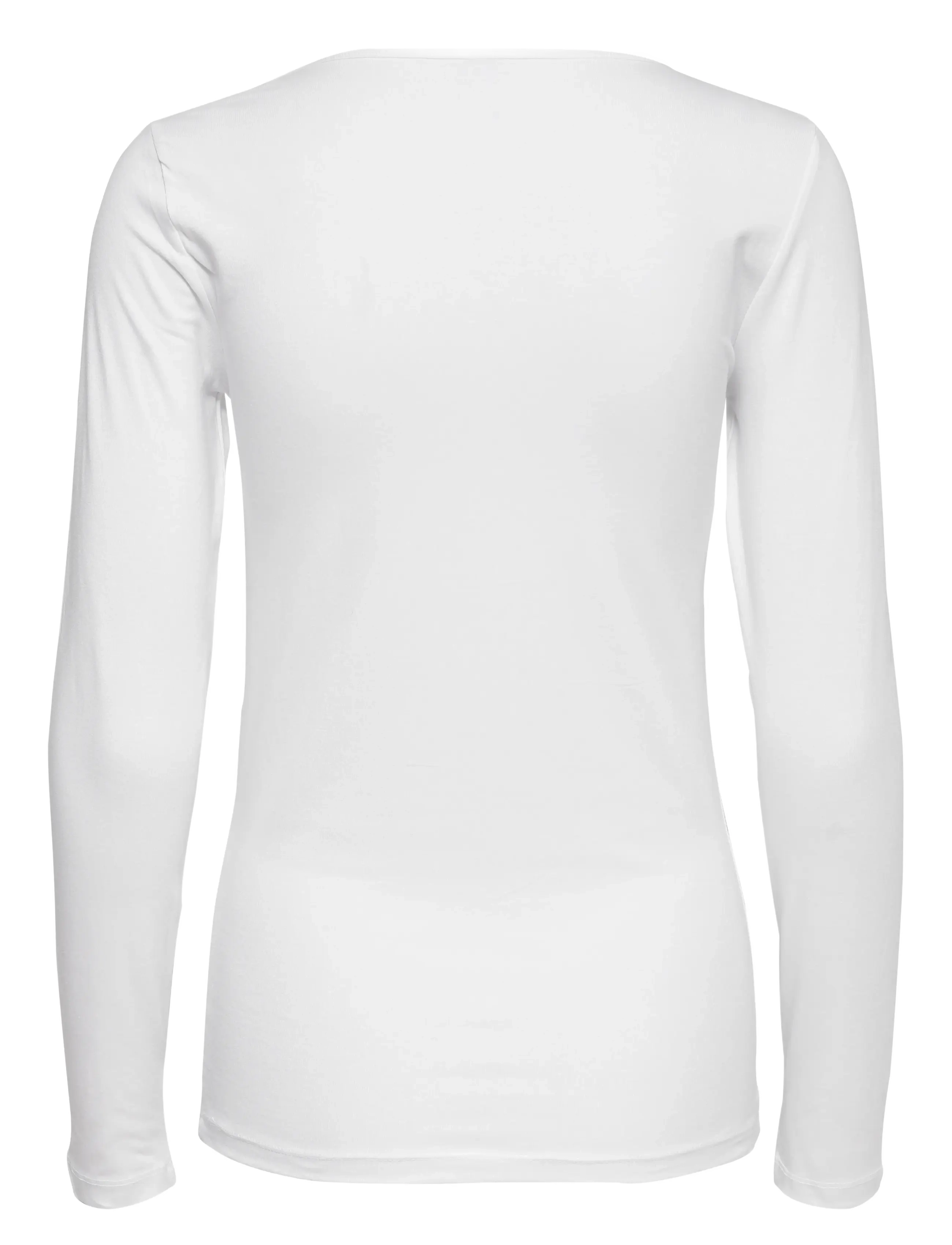 ONLY - ONLLIVE LOVE L/S ONECK TOP NOOS JRS - langærmede toppe - white - 2