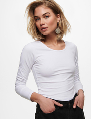 ONLY - ONLLIVE LOVE L/S ONECK TOP NOOS JRS - madalaimad hinnad - white - 5