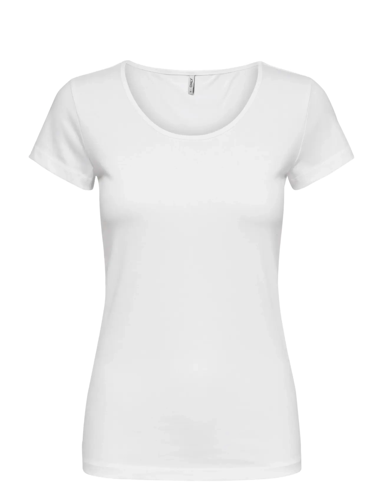 ONLY Onllive Love S/S Oneck Oberteil Noos Jrs Weiß - S - Damen