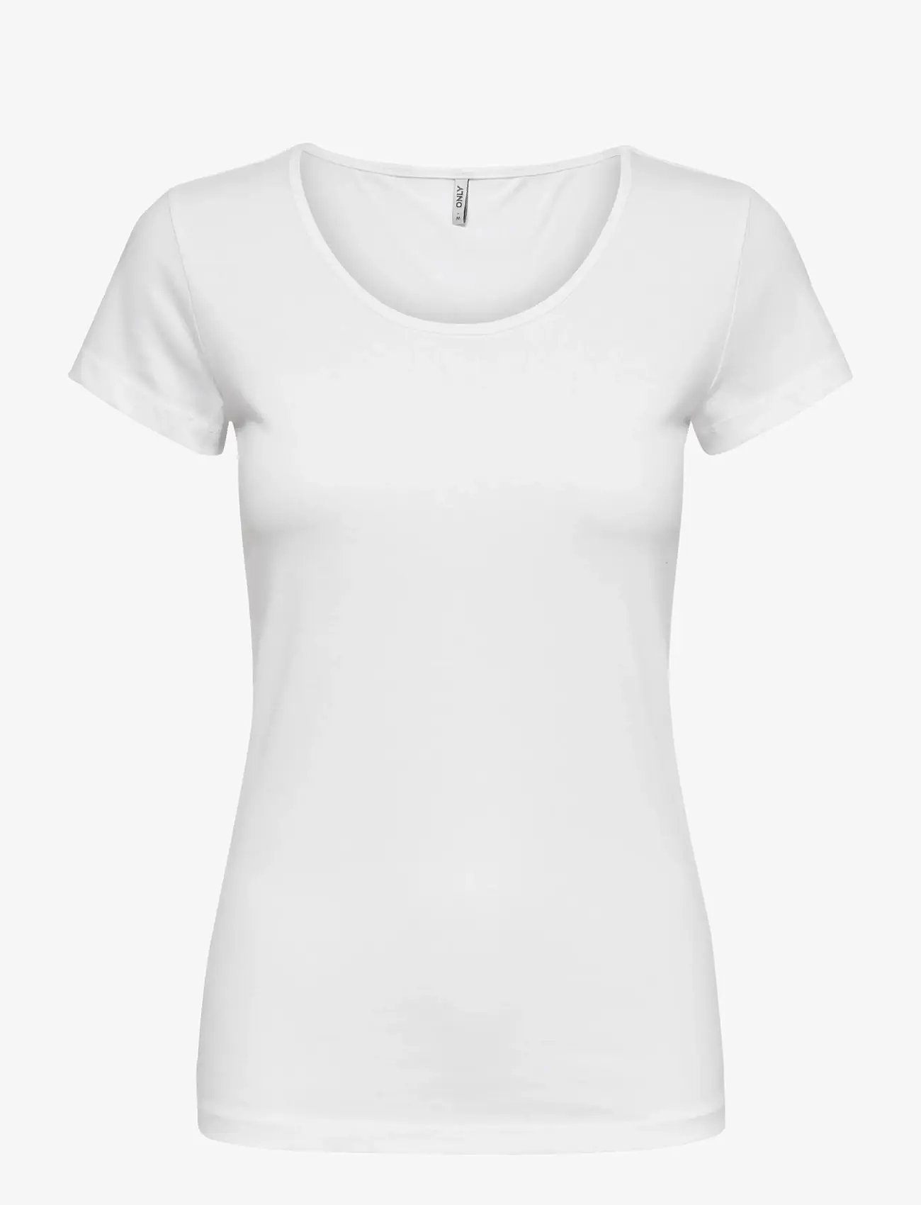 ONLY - ONLLIVE LOVE S/S ONECK TOP NOOS JRS - t-shirts - white - 1