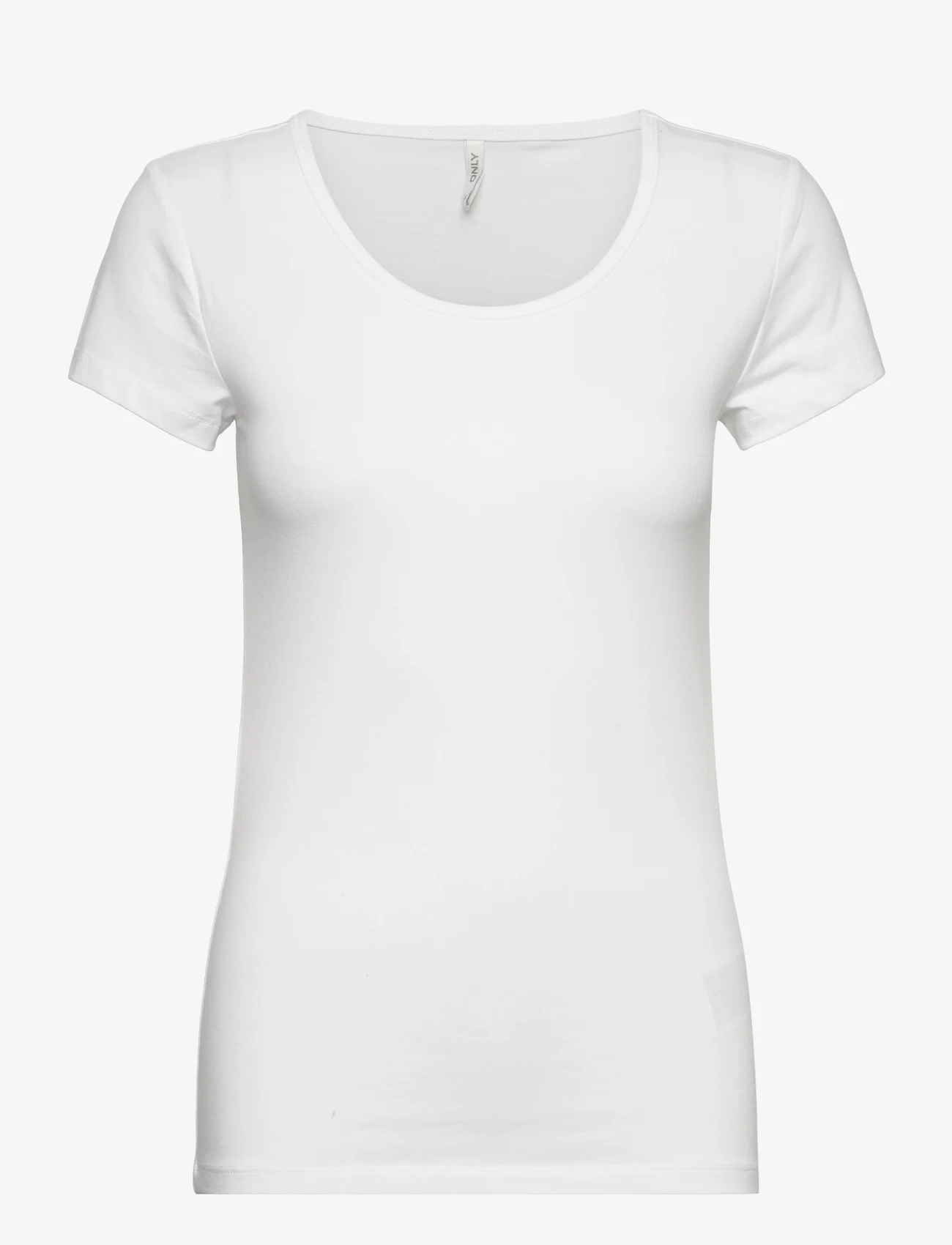 ONLY - ONLLIVE LOVE S/S ONECK TOP NOOS JRS - t-shirts - white - 1