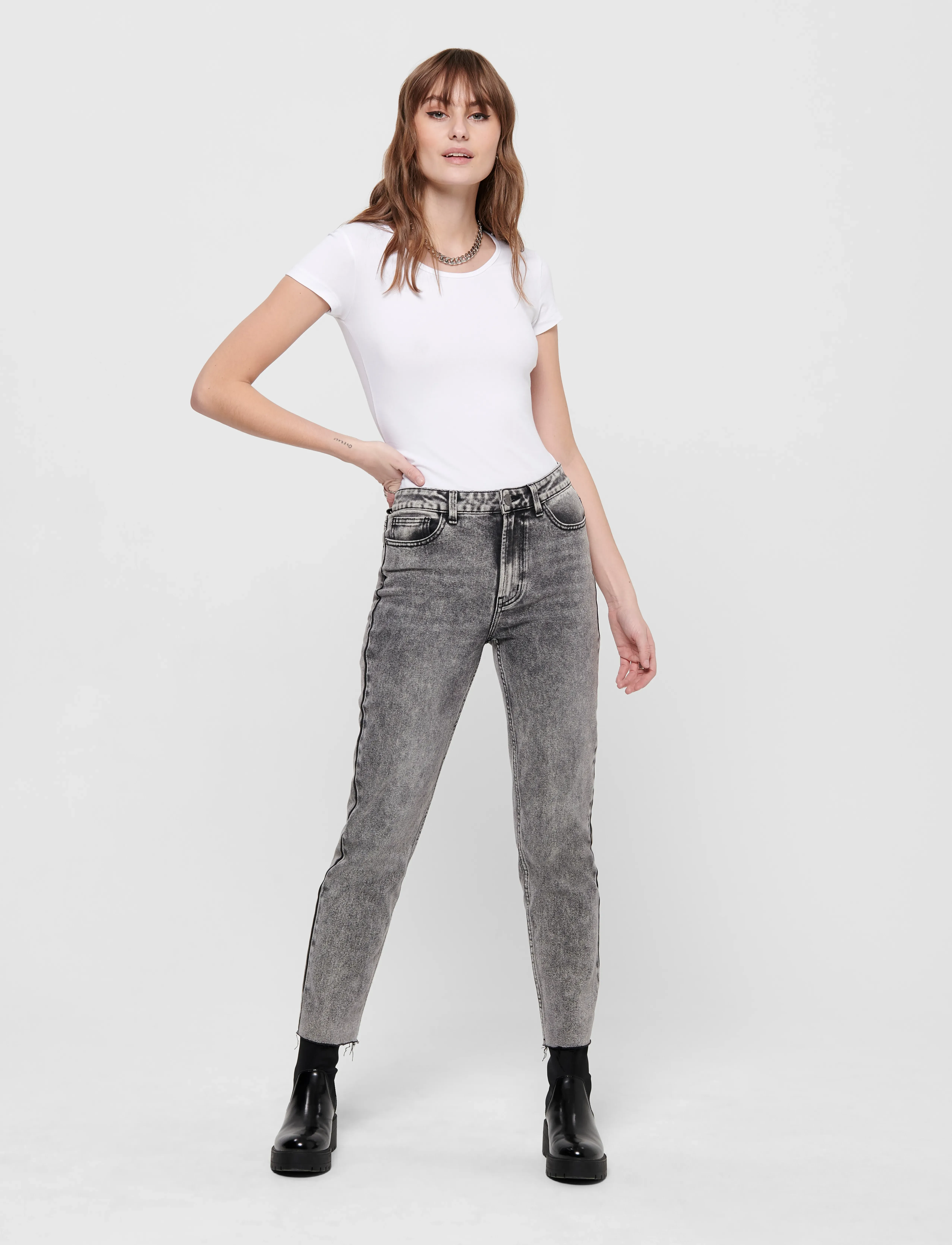 ONLY - ONLLIVE LOVE S/S ONECK TOP NOOS JRS - t-paidat - white - 4