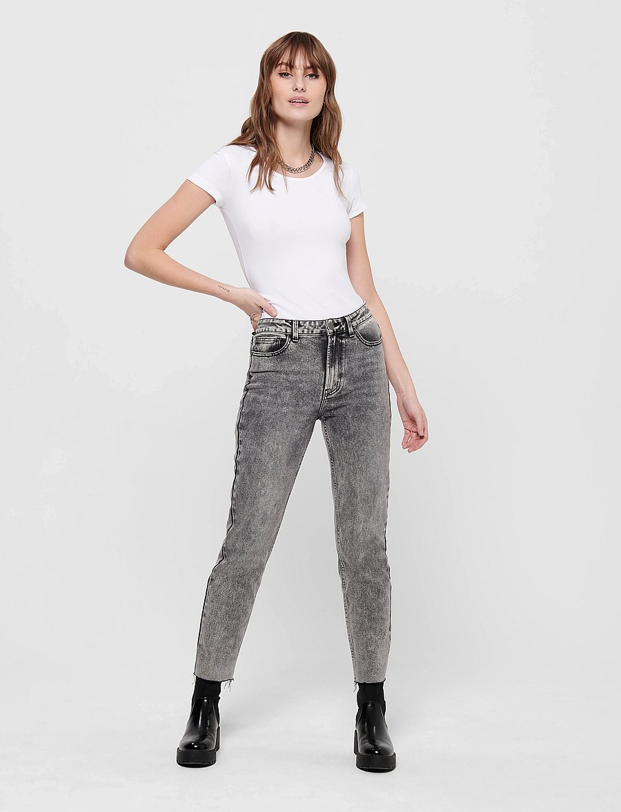 ONLY - ONLLIVE LOVE S/S ONECK TOP NOOS JRS - t-särgid - white - 4