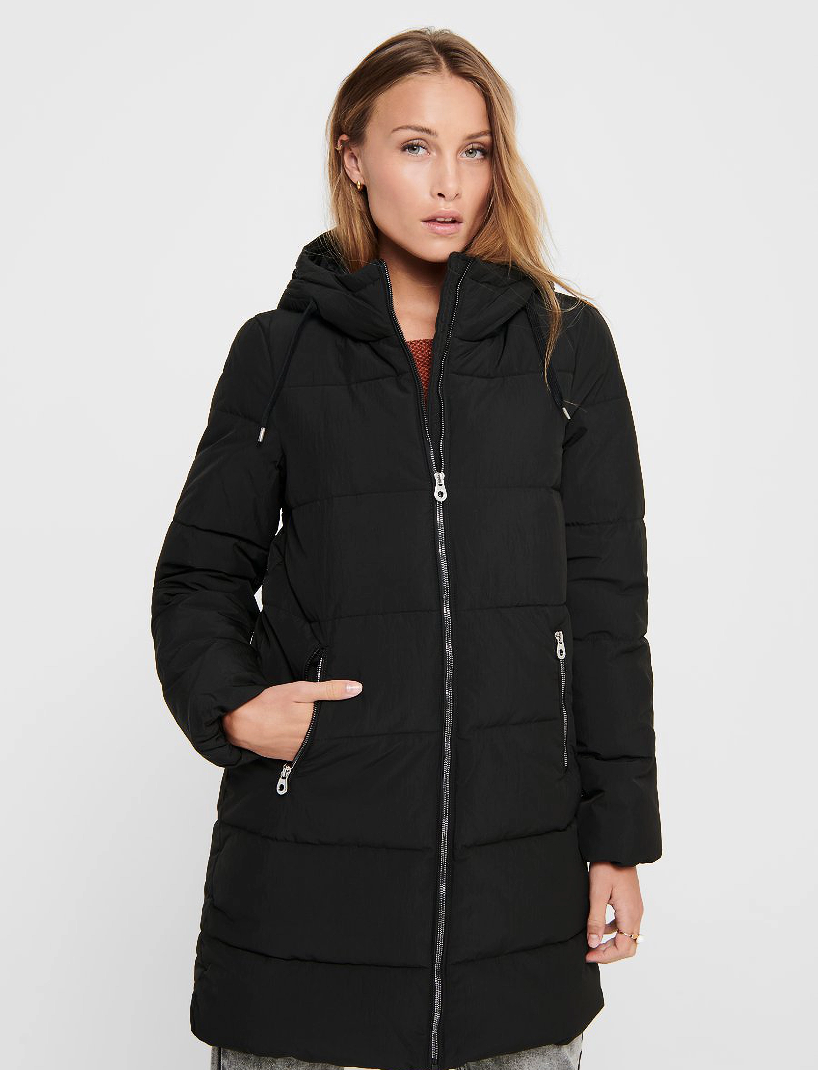 ONLY - ONLDOLLY LONG PUFFER COAT OTW NOOS - black - 5