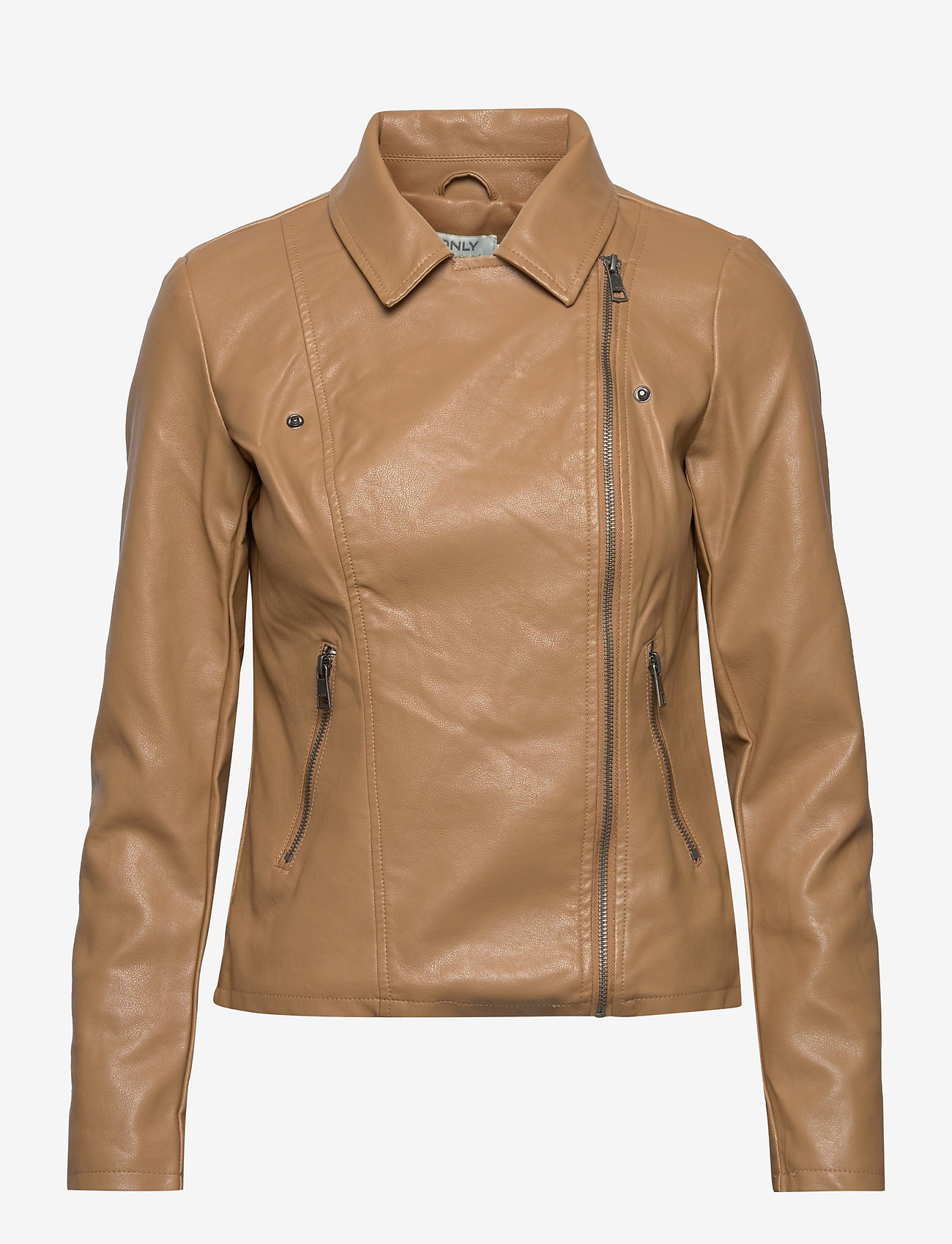 ONLMELISA FAUX LEATHER BIKER CC OTW - TIGERS EYE