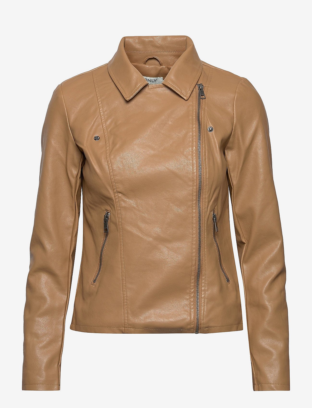 ONLMELISA FAUX LEATHER BIKER CC OTW - TIGERS EYE