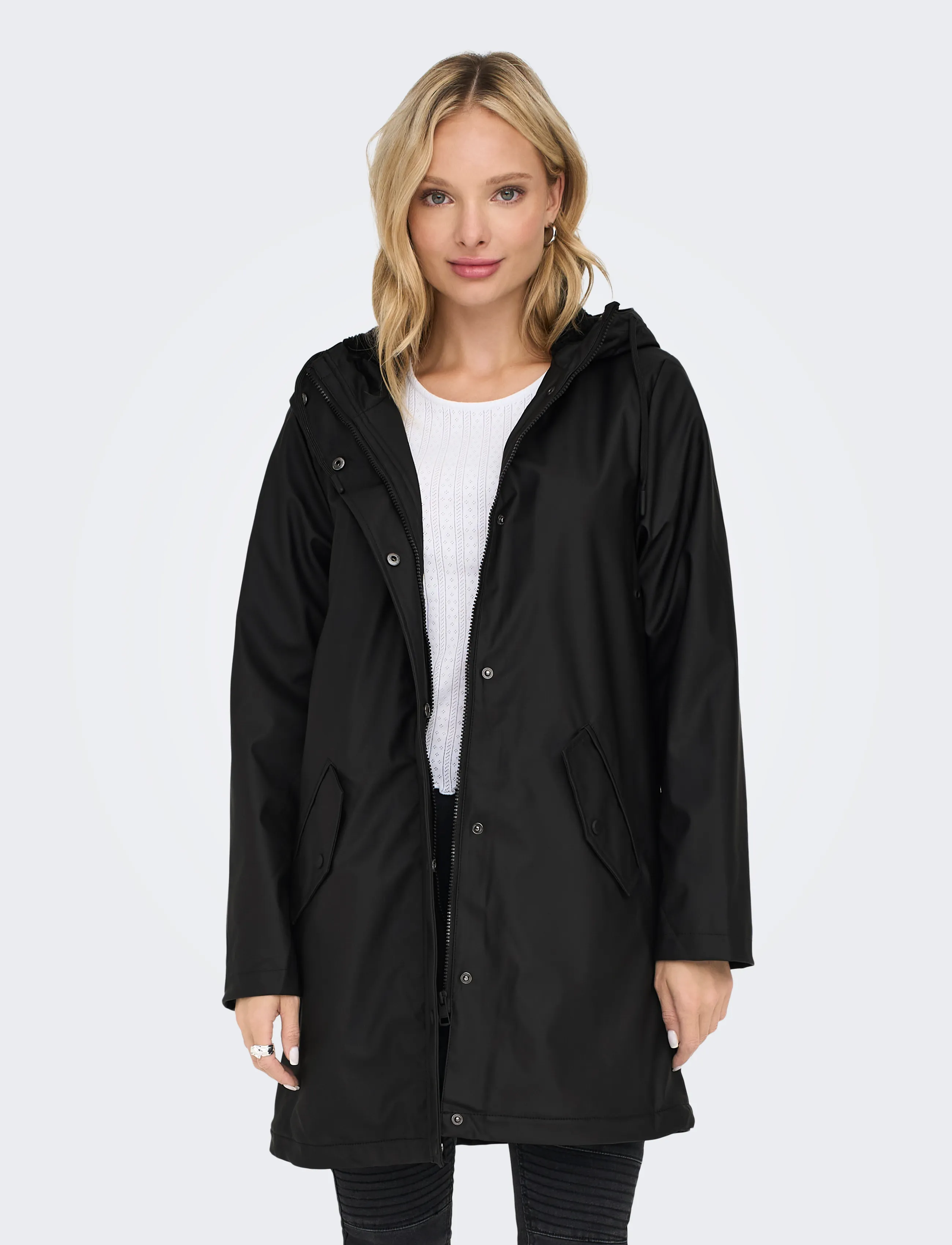 ONLY ONLSALLY RAINCOAT OTW NOOS - Only - BLACK / black