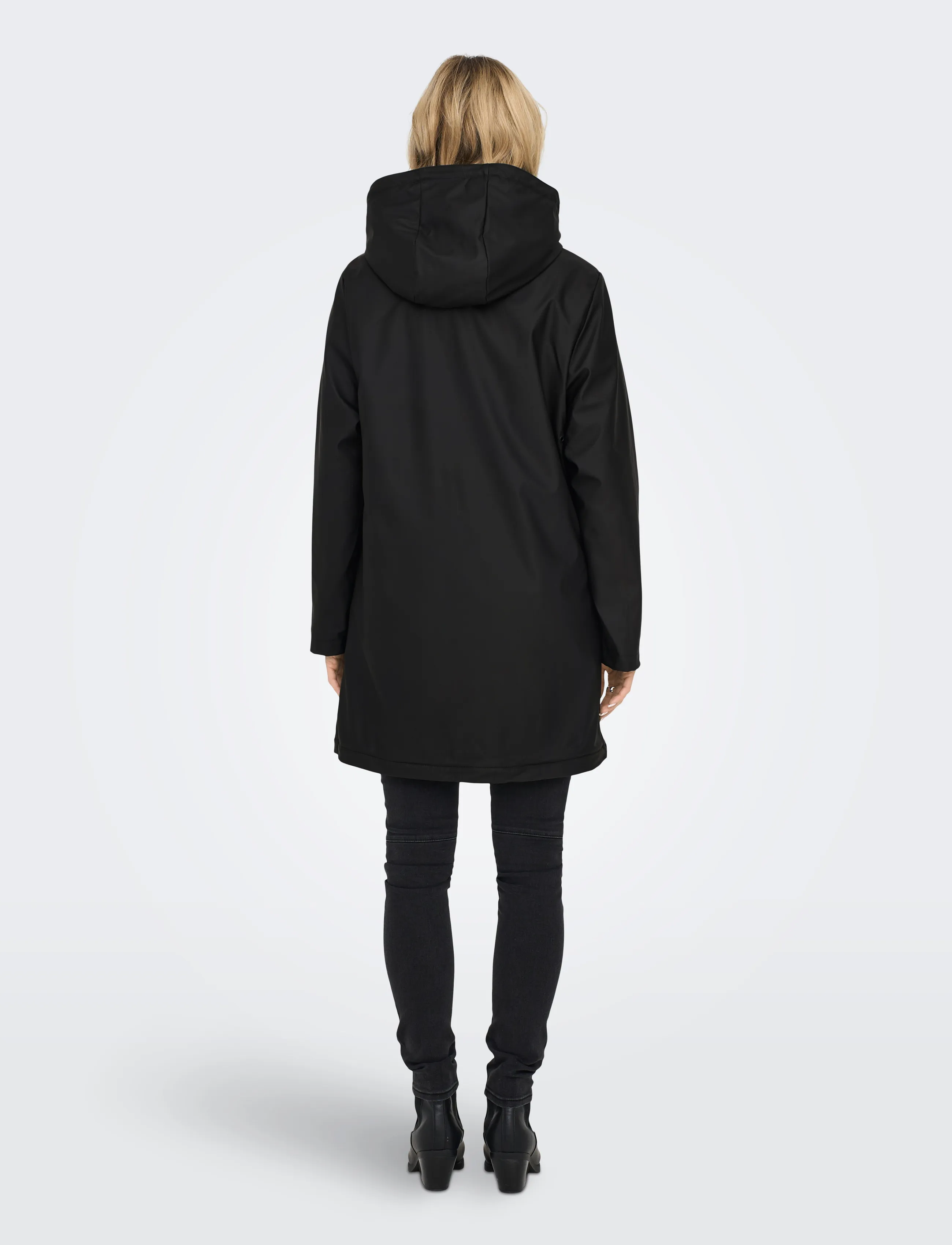 ONLY - ONLSALLY RAINCOAT OTW NOOS - regnjackor - black - 3