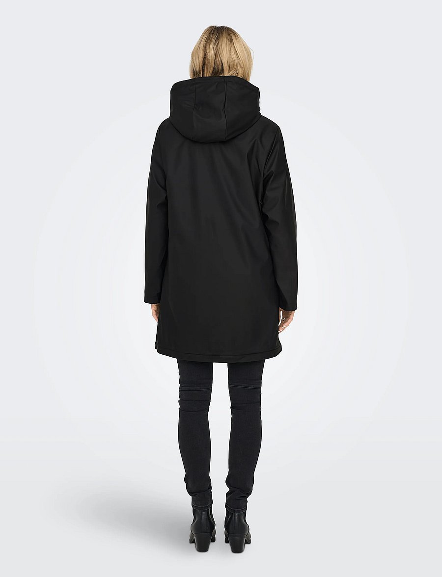 ONLY - ONLSALLY PADDED RAINCOAT OTW NOOS - regnjackor - black - 3