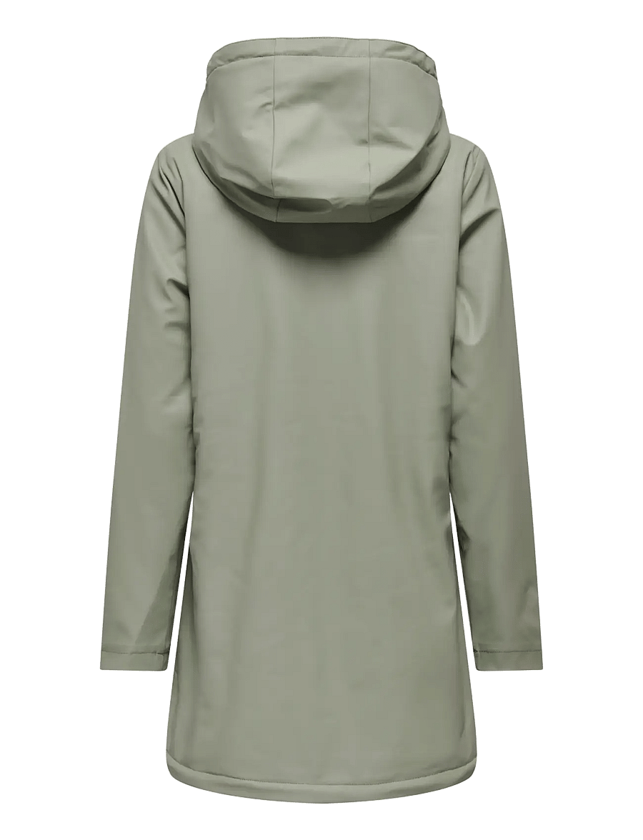 ONLY - ONLSALLY RAINCOAT OTW NOOS - regenmäntel - vetiver - 2