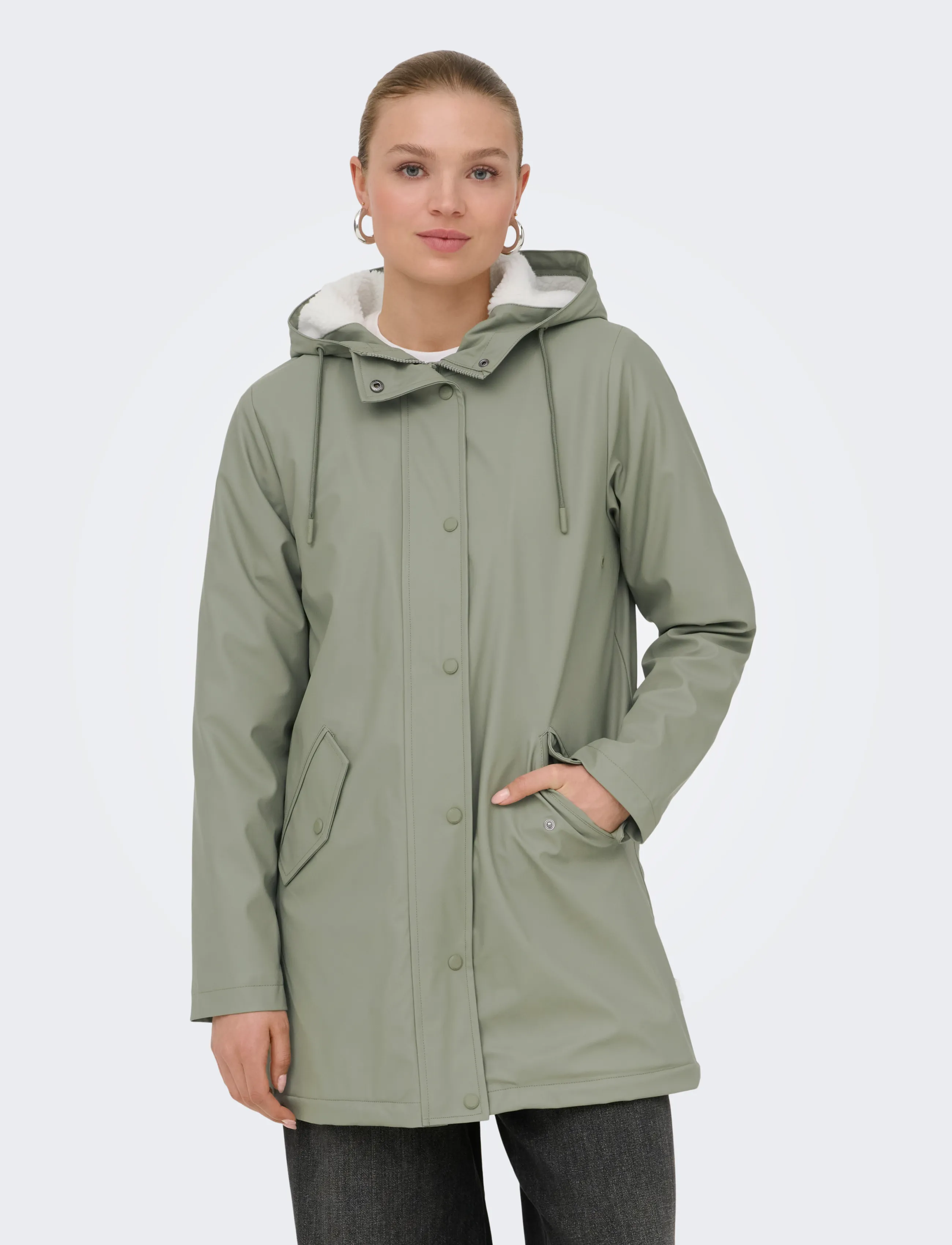 ONLY ONLSALLY RAINCOAT OTW NOOS - Only - VETIVER / khaki/green