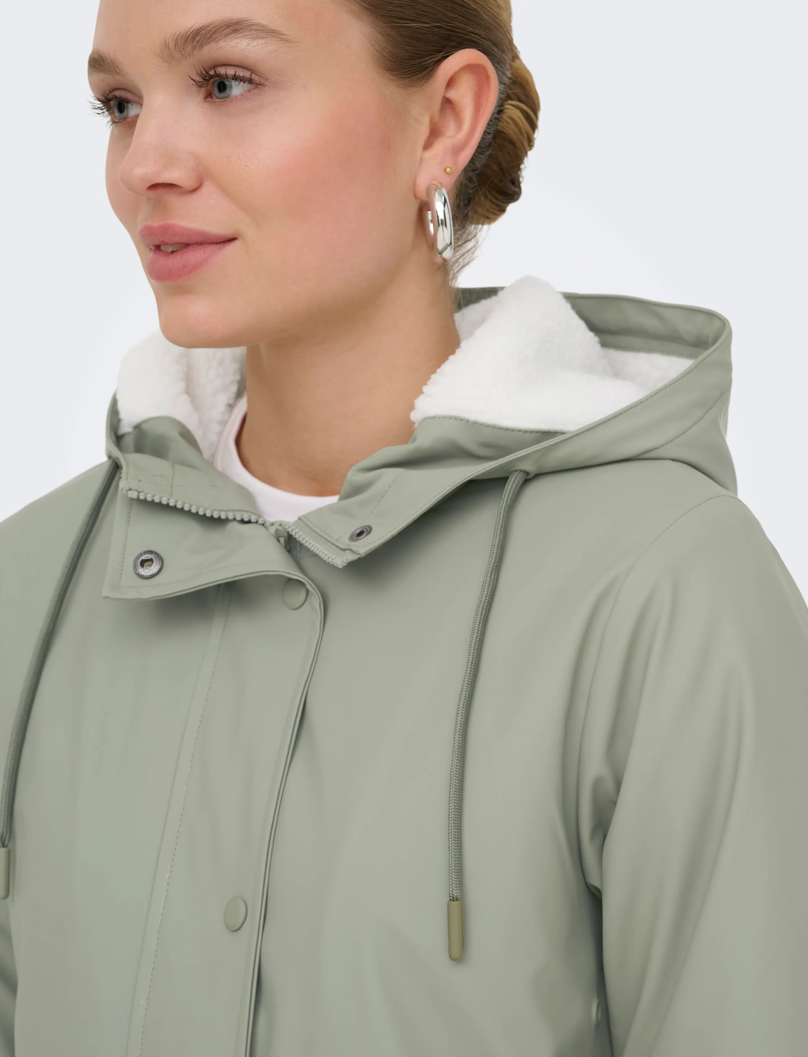 ONLY - ONLSALLY RAINCOAT OTW NOOS - regnjackor - vetiver - 5