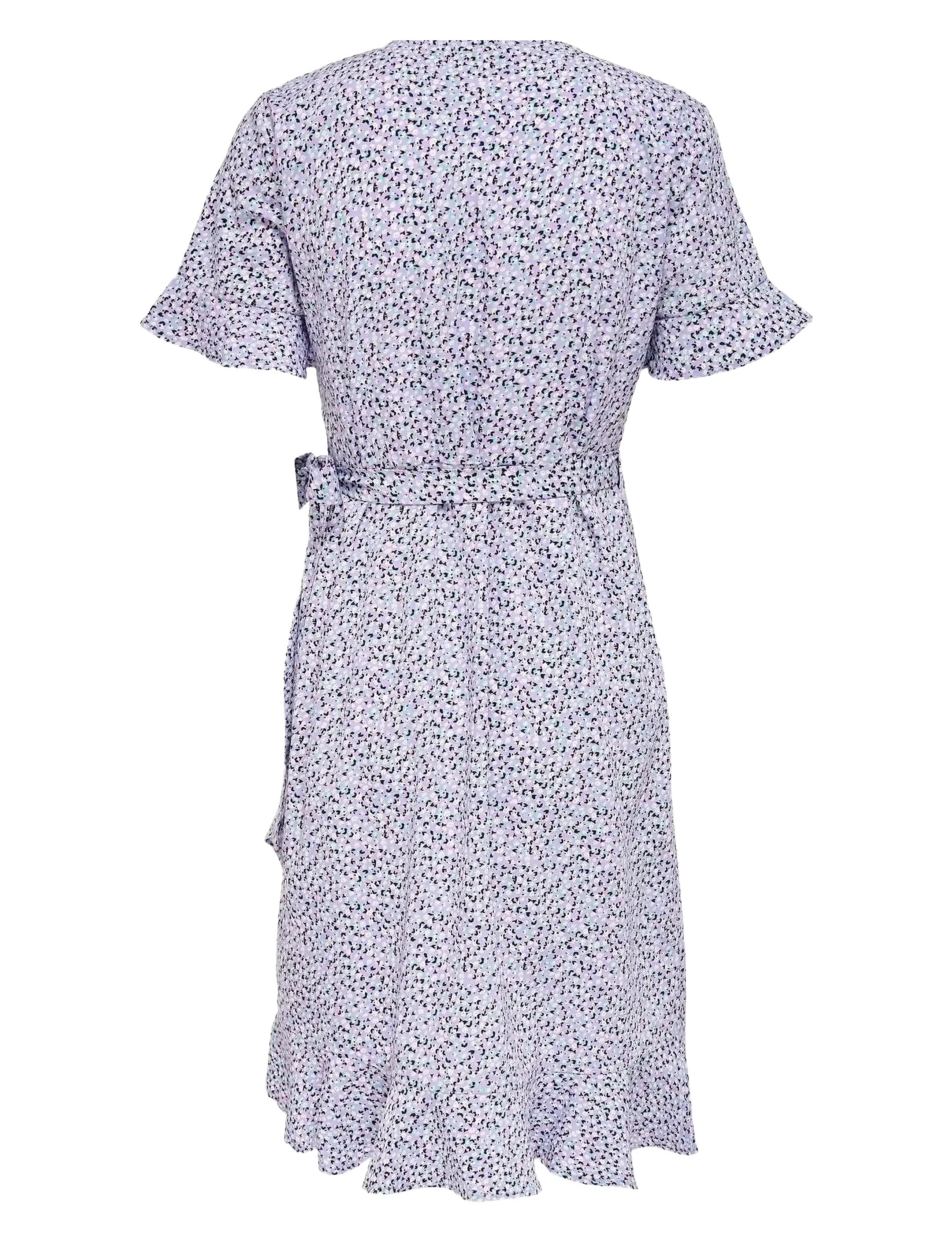ONLY - ONLOLIVIA S/S WRAP DRESS WVN NOOS - laveste priser - chinese violet - 2