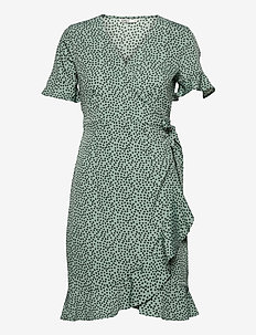 ONLOLIVIA S/S WRAP DRESS WVN NOOS, ONLY