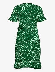 ONLY - ONLOLIVIA S/S WRAP DRESS WVN NOOS - krótkie sukienki - verdant green - 1