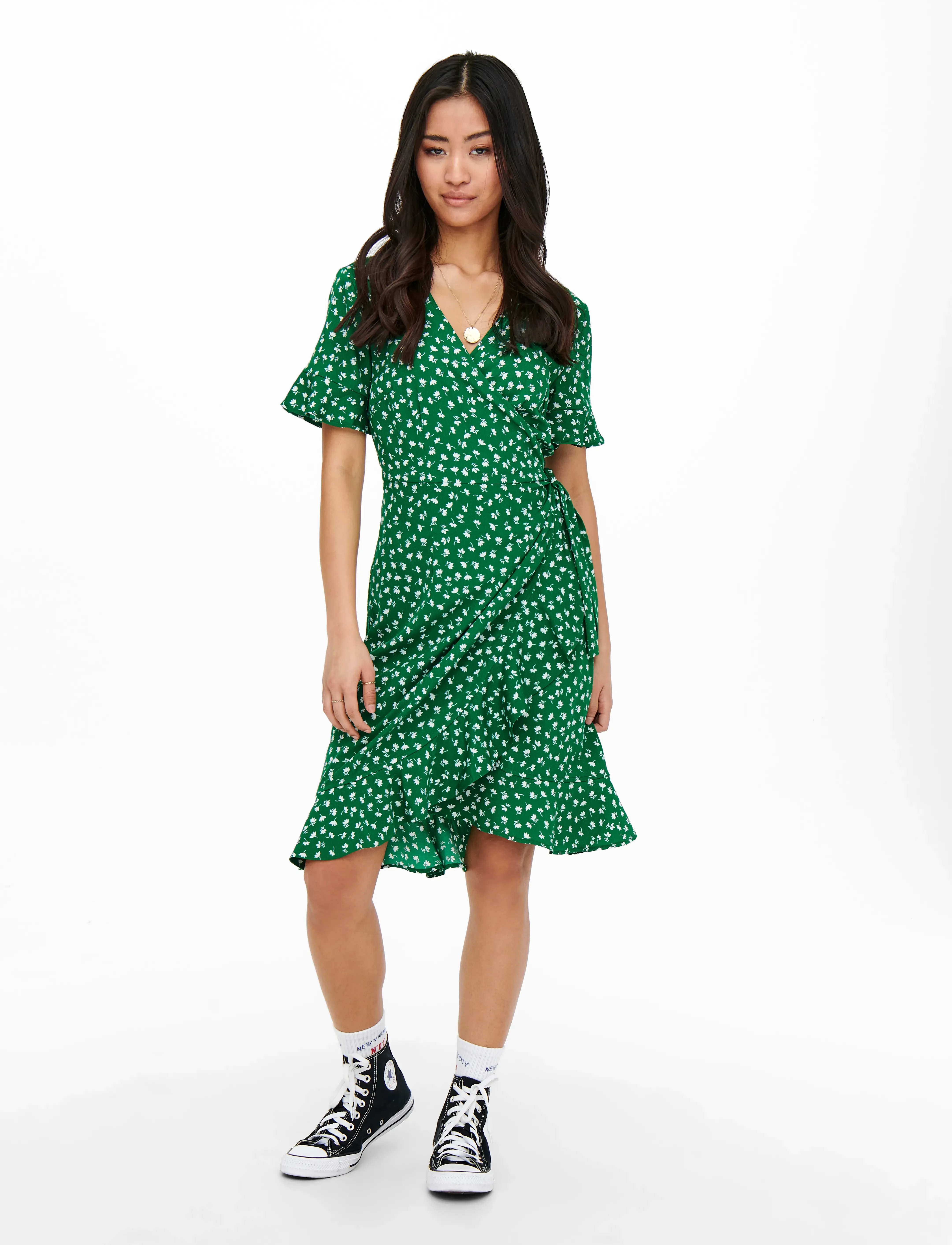 ONLY Olivia S/S Wrap Dress klänningar dam – bild 9