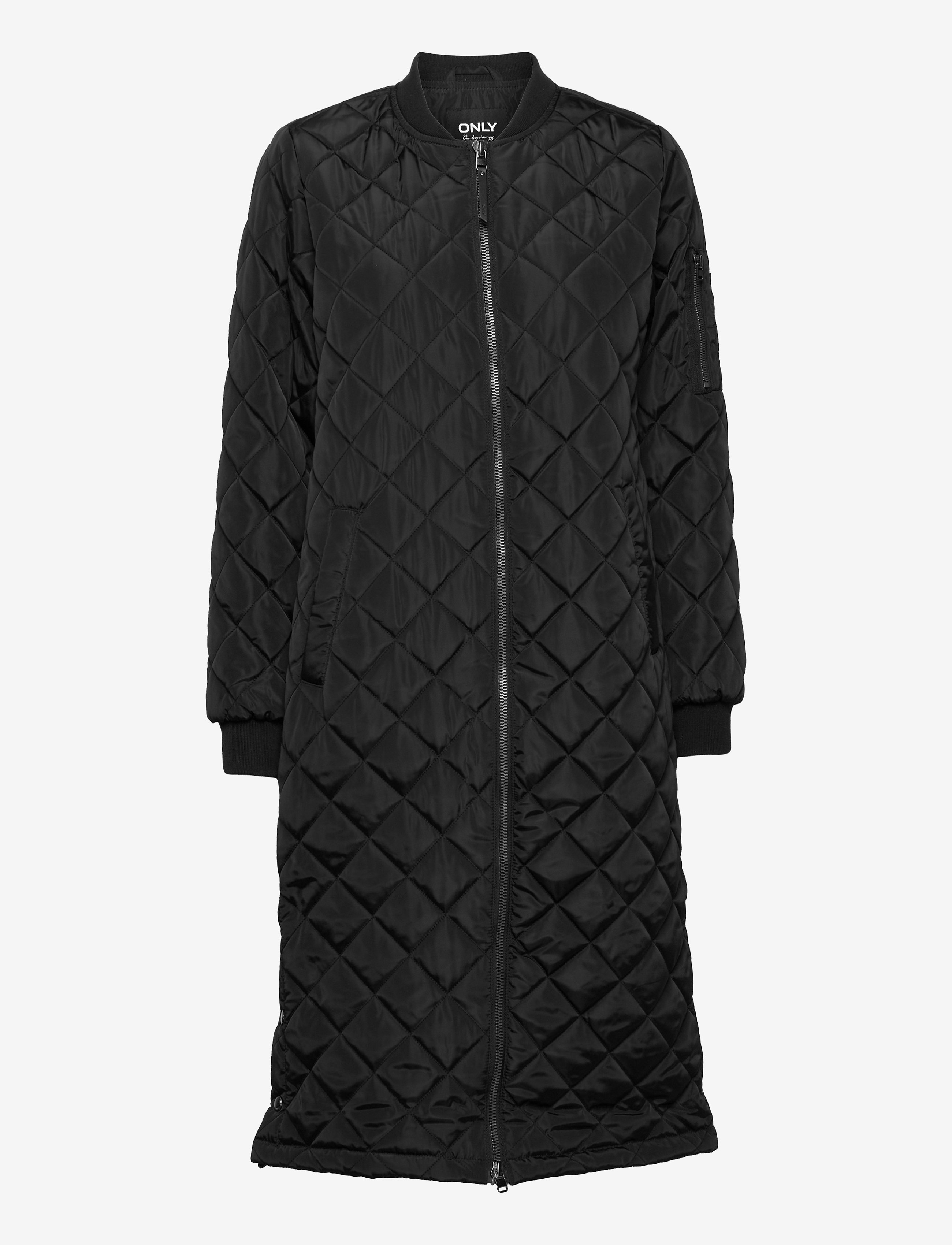 ONLY Onljessica X-Long Quilted Mantel Otw Schwarz - XS - Damen