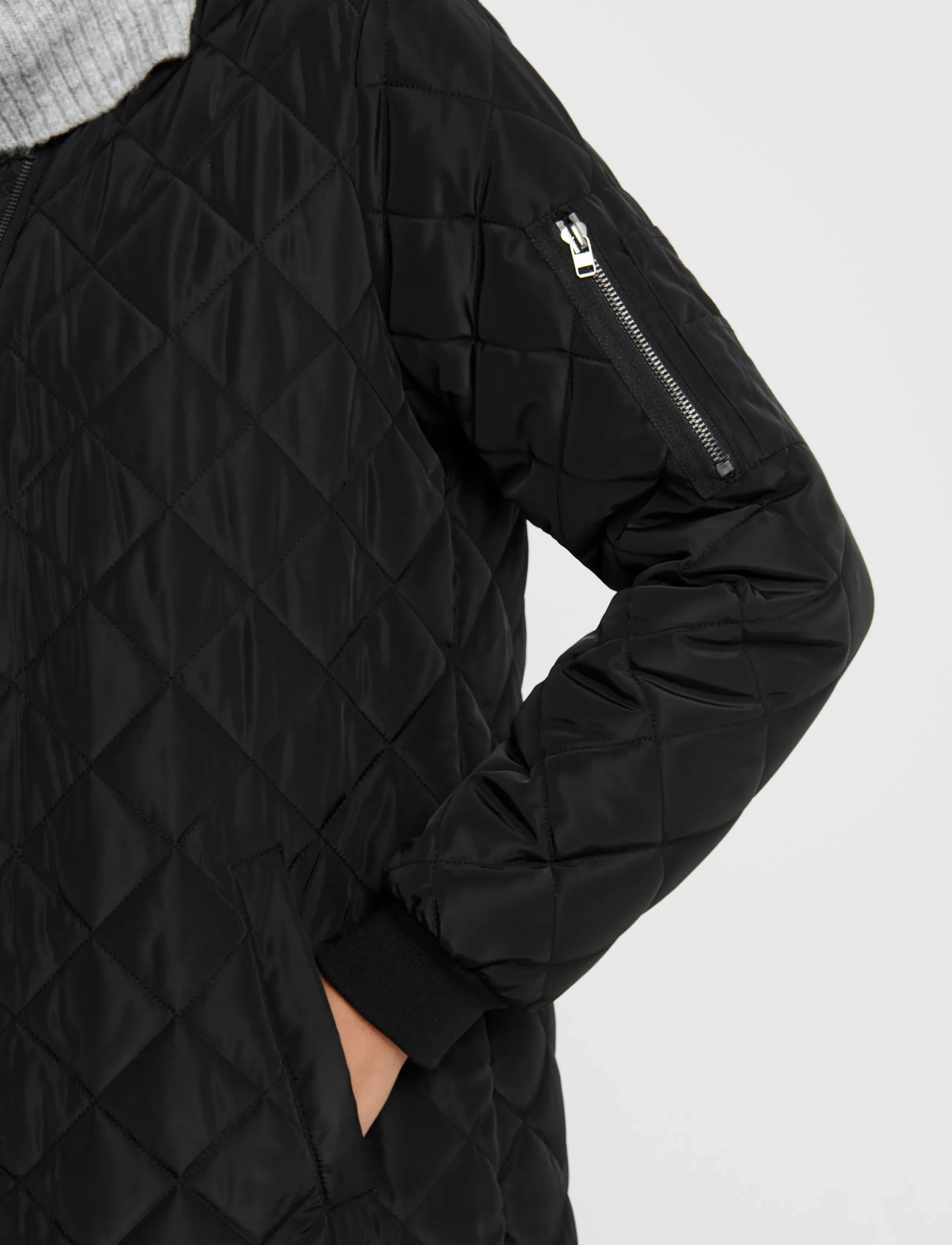 ONLY - ONLJESSICA X-LONG QUILTED COAT OTW - overtøj - black - 5