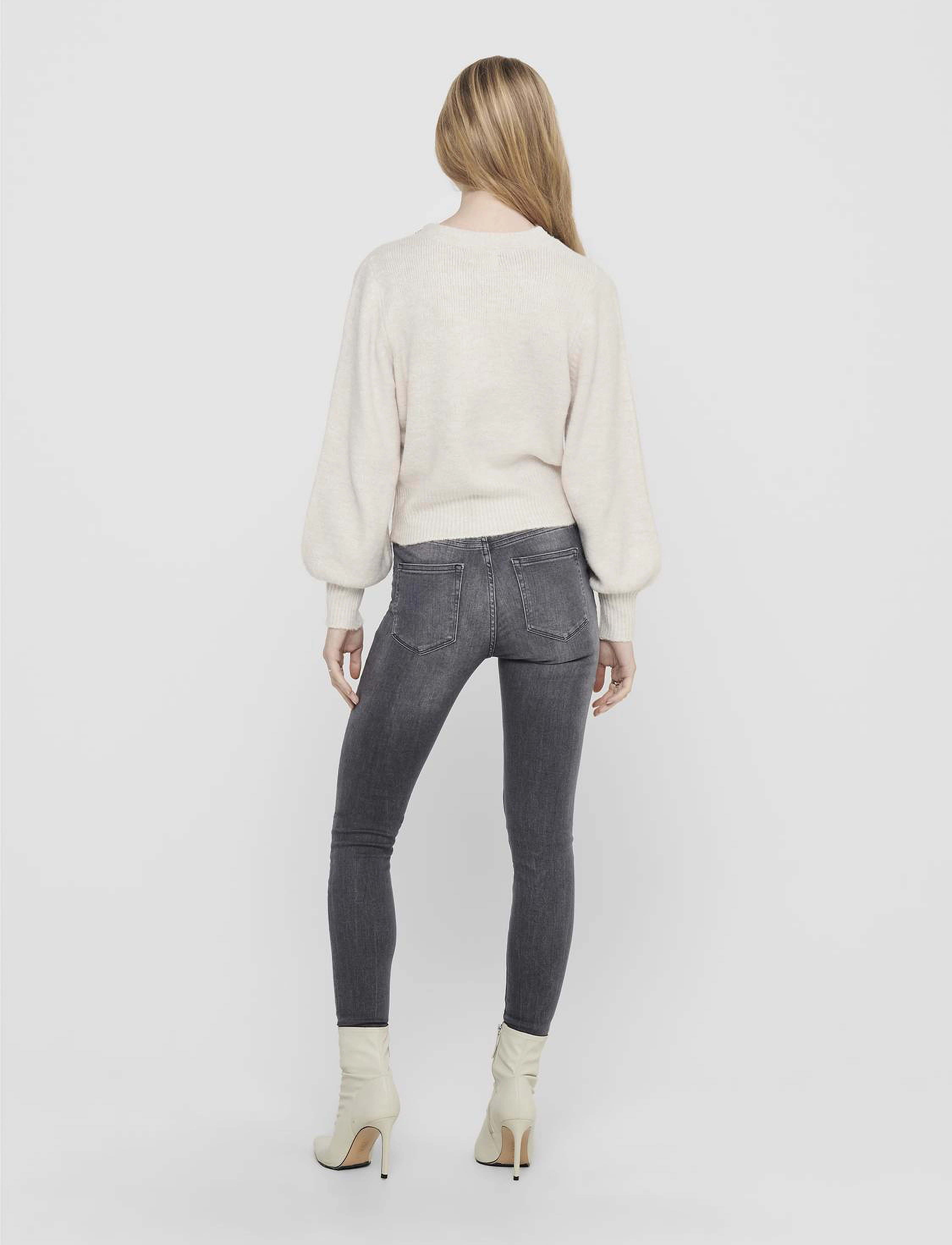 ONLY - ONLELSA L/S PULLOVER KNT NOOS - pumice stone - 3