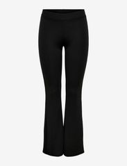 ONLFEVER STRETCH FLAIRED PANTS JRS NOOS - BLACK