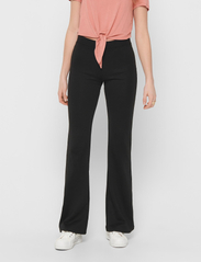 ONLY - ONLFEVER STRETCH FLAIRED PANTS JRS NOOS - madalaimad hinnad - black - 2