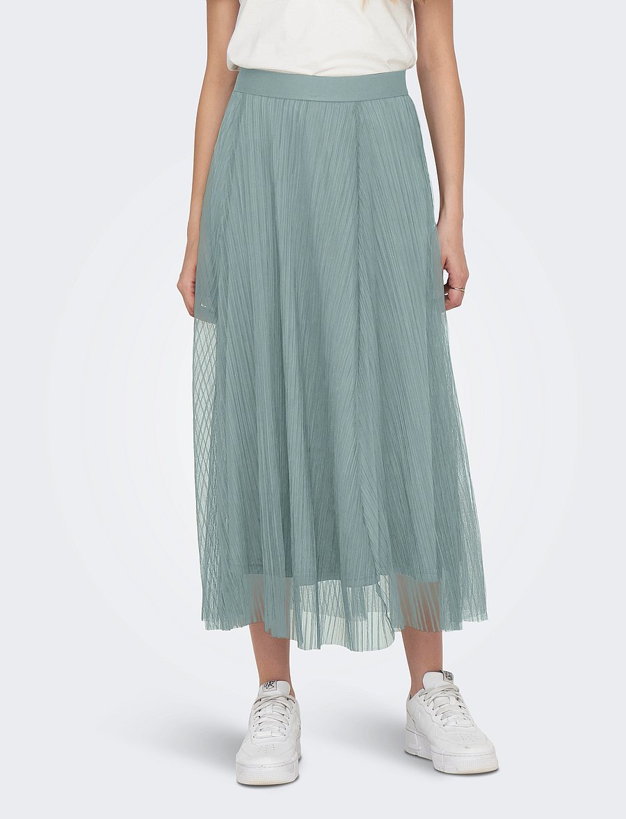 ONLY - ONLLAVINA SKIRT JRS NOOS - faltenröcke - abyss - 0