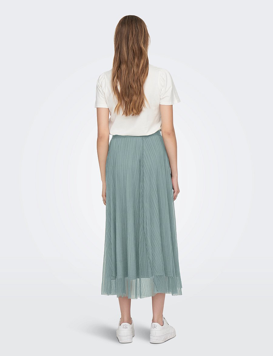 ONLY - ONLLAVINA SKIRT JRS NOOS - faltenröcke - abyss - 3