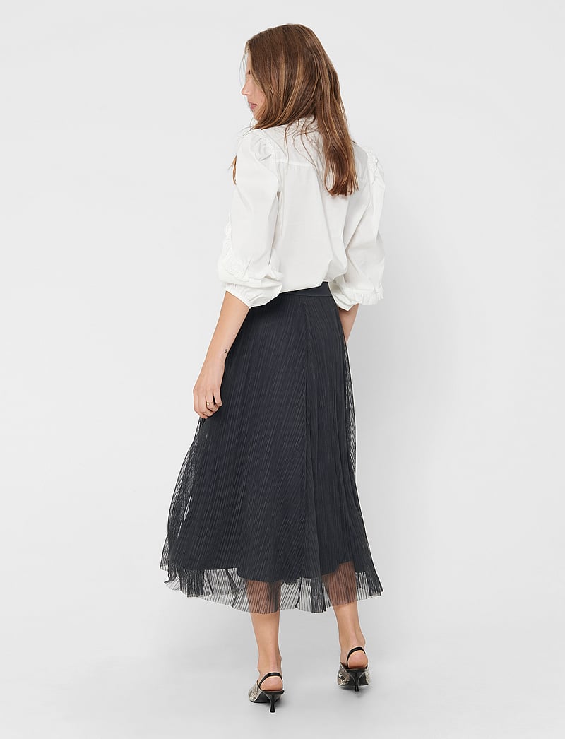 ONLY - ONLLAVINA SKIRT JRS NOOS - faltenröcke - asphalt - 3