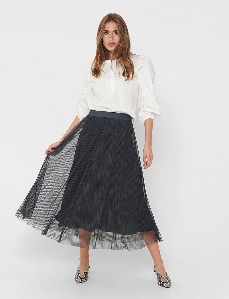 ONLY - ONLLAVINA SKIRT JRS NOOS - faltenröcke - asphalt - 4