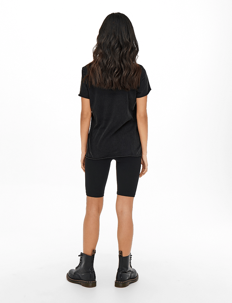 ONLY - ONLLUCY LIFE REG S/S TOP JRS NOOS - t-shirts - black - 3