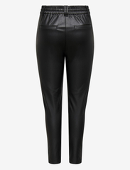 ONLY - ONLPOPTRASH LIFE EASY COATED PNT NOOS - leather trousers - black - 2