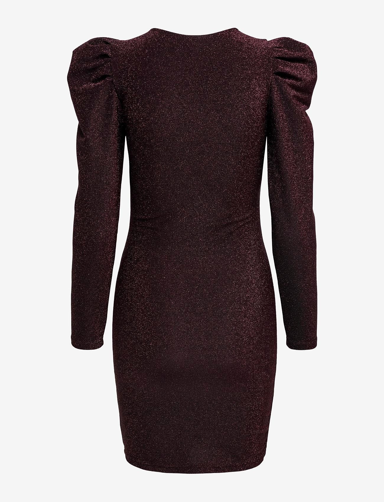 ONLY - ONLDARLING L/S GLITTER PUFF DRESS JRS - festklær til outlet-priser - black - 1