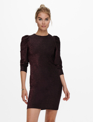 ONLY - ONLDARLING L/S GLITTER PUFF DRESS JRS - feestelijke kleding voor outlet-prijzen - black - 2