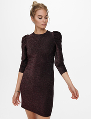 ONLY - ONLDARLING L/S GLITTER PUFF DRESS JRS - feestelijke kleding voor outlet-prijzen - black - 6