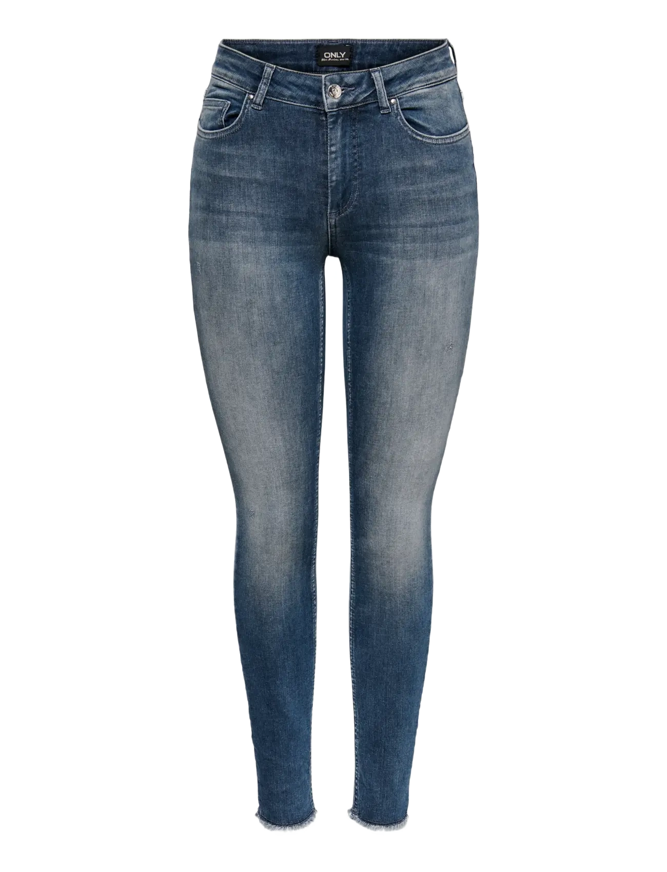 ONLBLUSH MID SK ANK RW REA422 NOOS - SPECIAL BLUE GREY DENIM