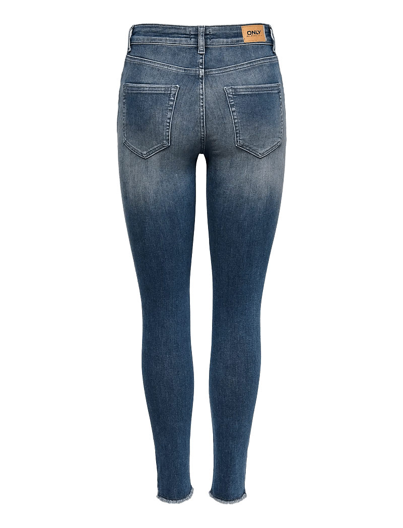 ONLY - ONLBLUSH MID SK ANK RW DNM REA422 NOOS - skinny jeans - special blue grey denim - 2