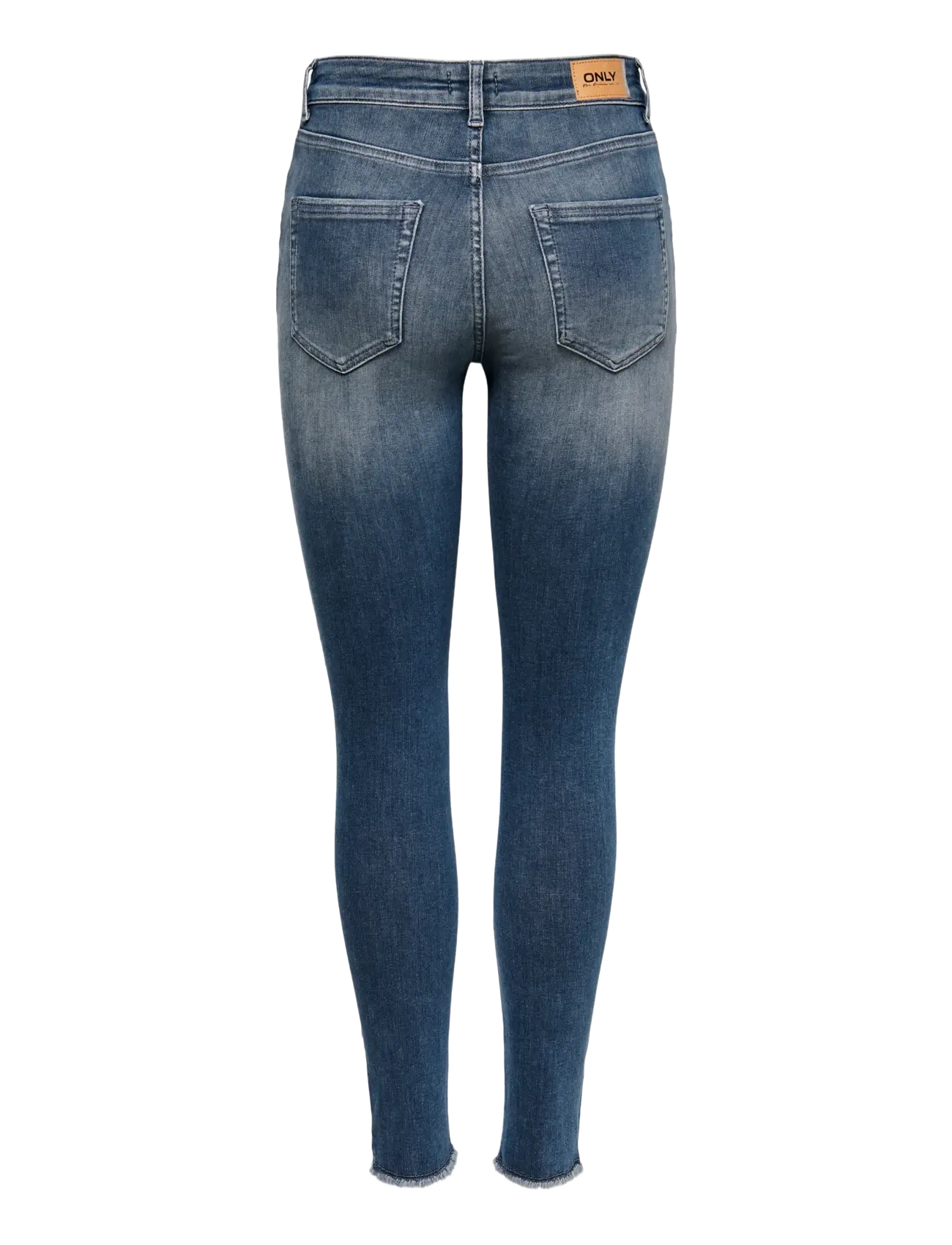 ONLY - ONLBLUSH MID SK ANK RW DNM REA422 NOOS - liibuvad teksad - special blue grey denim - 2