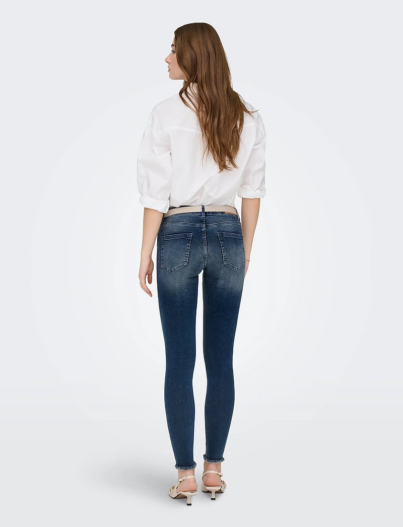 ONLY - ONLBLUSH MID SK ANK RW DNM REA422 NOOS - skinny jeans - special blue grey denim - 3