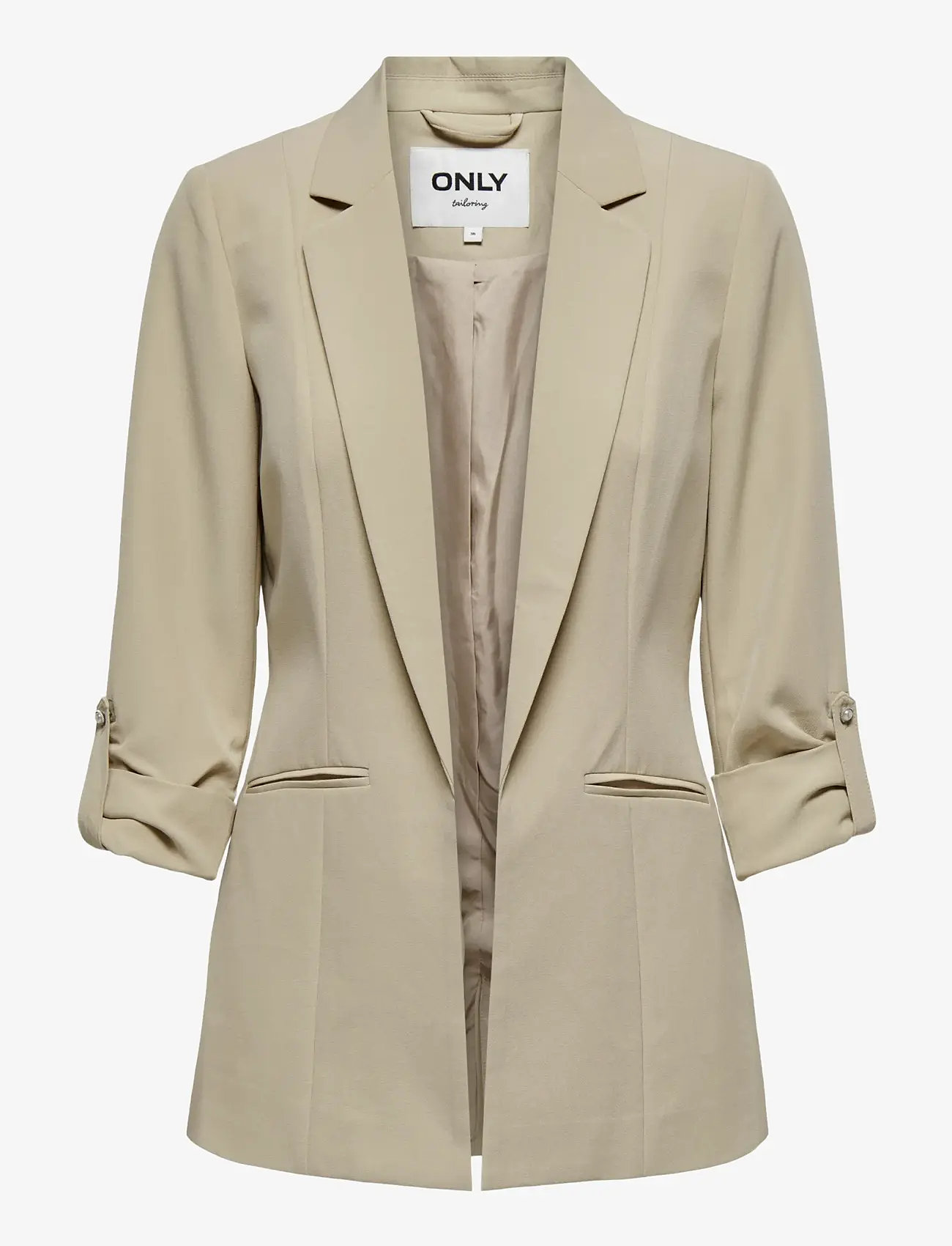 ONLY - ONLKAYLE-ORLEEN 3/4 BLAZER TLR NOOS - einreihige blazer - oxford tan - 1