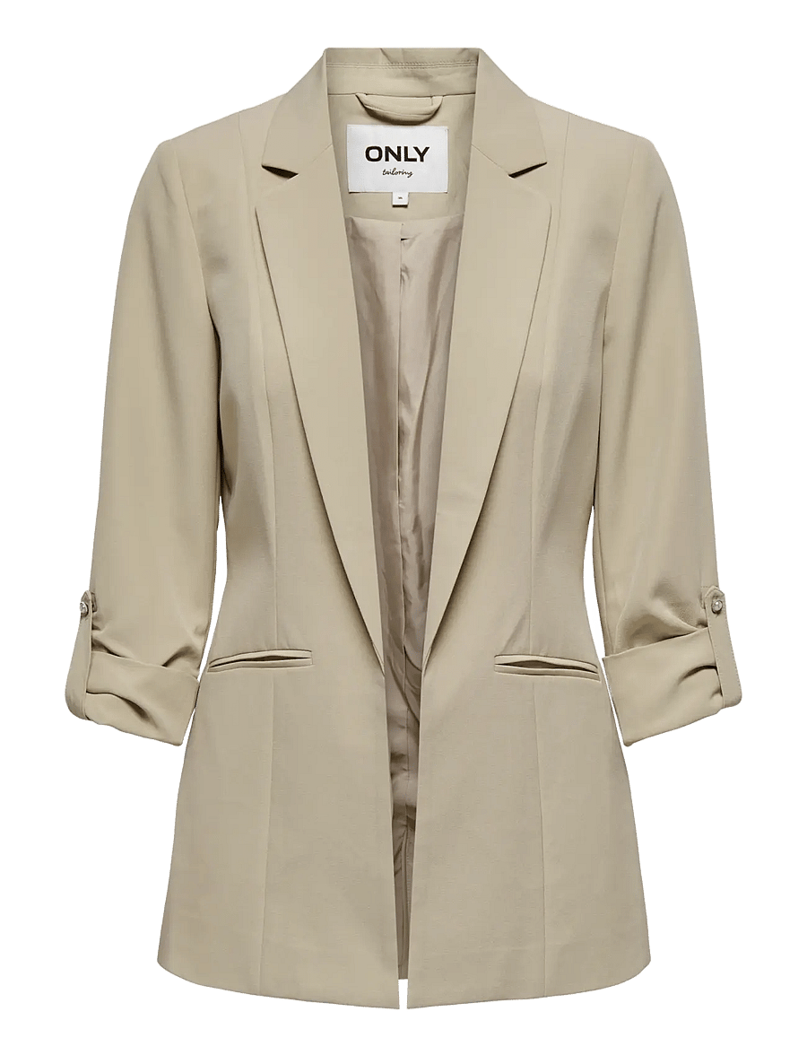 ONLY - ONLKAYLE-ORLEEN 3/4 BLAZER TLR NOOS - Ühes joones nööpidega bleiserid - oxford tan - 1