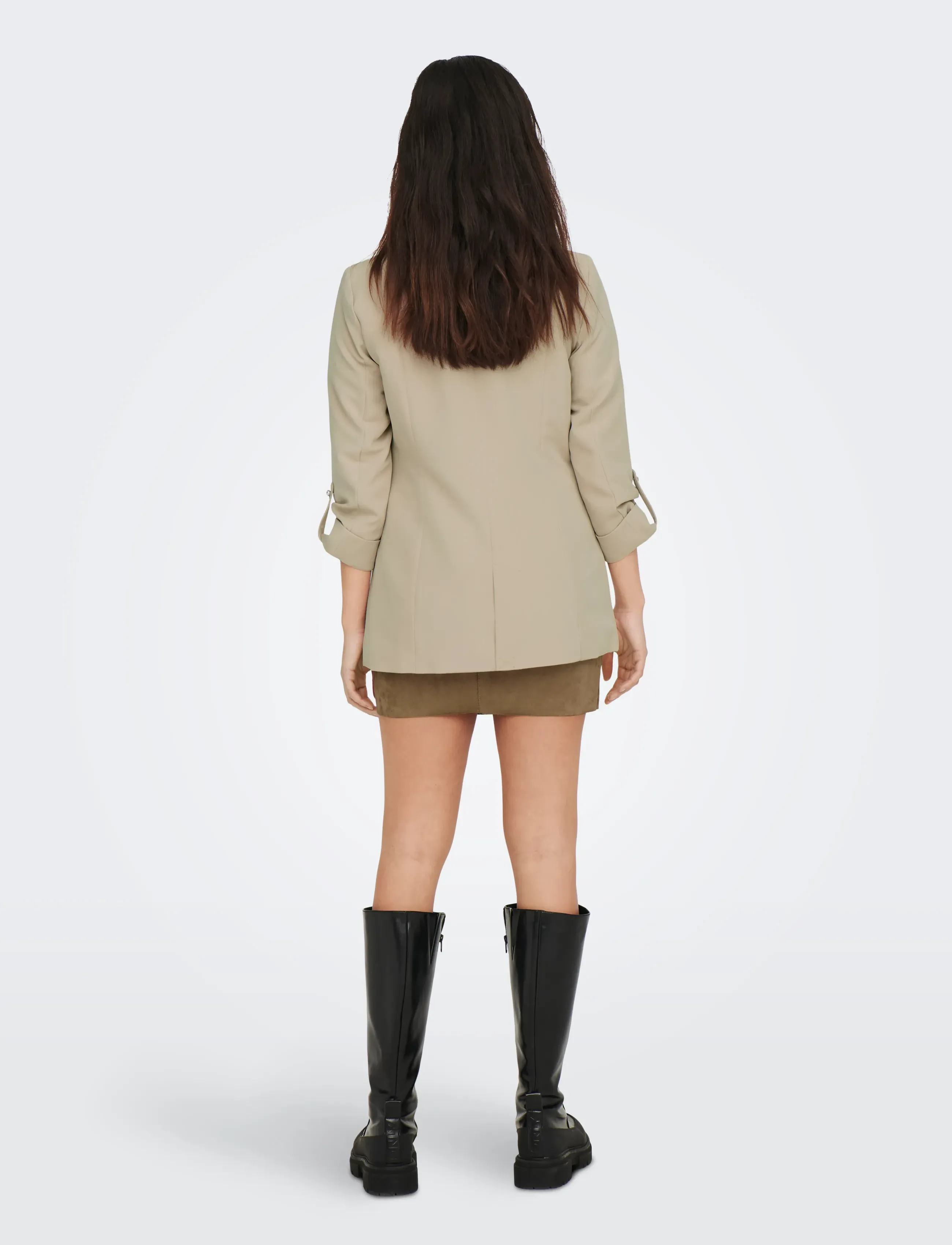 ONLY - ONLKAYLE-ORLEEN 3/4 BLAZER TLR NOOS - Ühes joones nööpidega bleiserid - oxford tan - 3