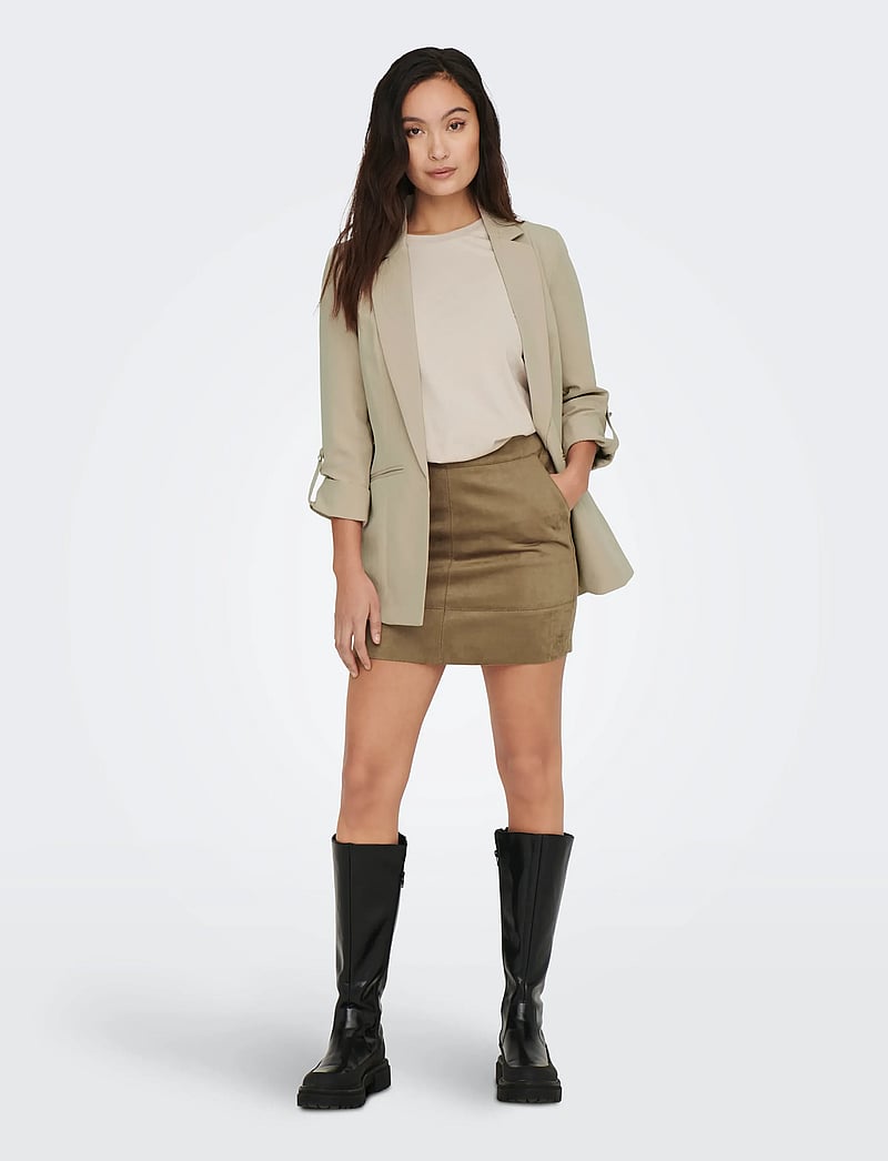 ONLY - ONLKAYLE-ORLEEN 3/4 BLAZER TLR NOOS - einreihige blazer - oxford tan - 4