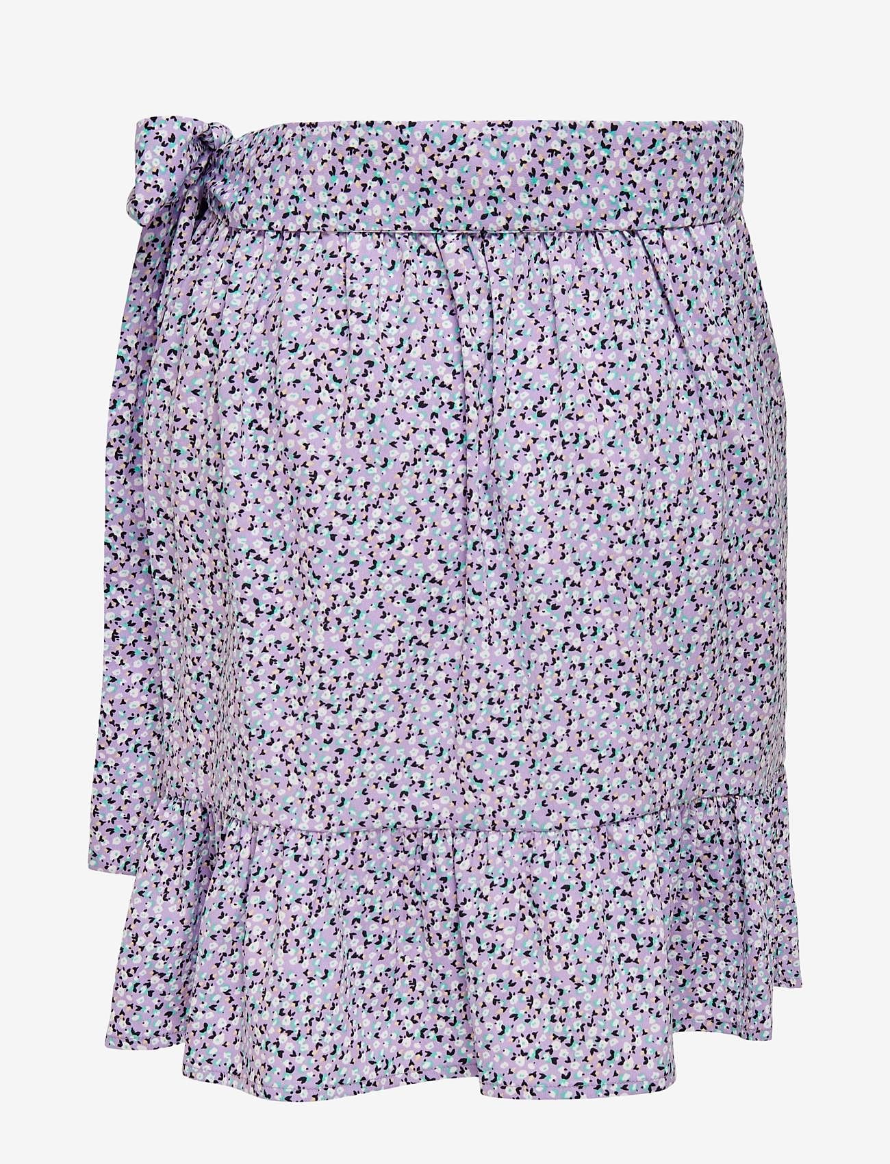 ONLY - ONLOLIVIA WRAP SKIRT WVN NOOS - peoriided outlet-hindadega - chinese violet - 1