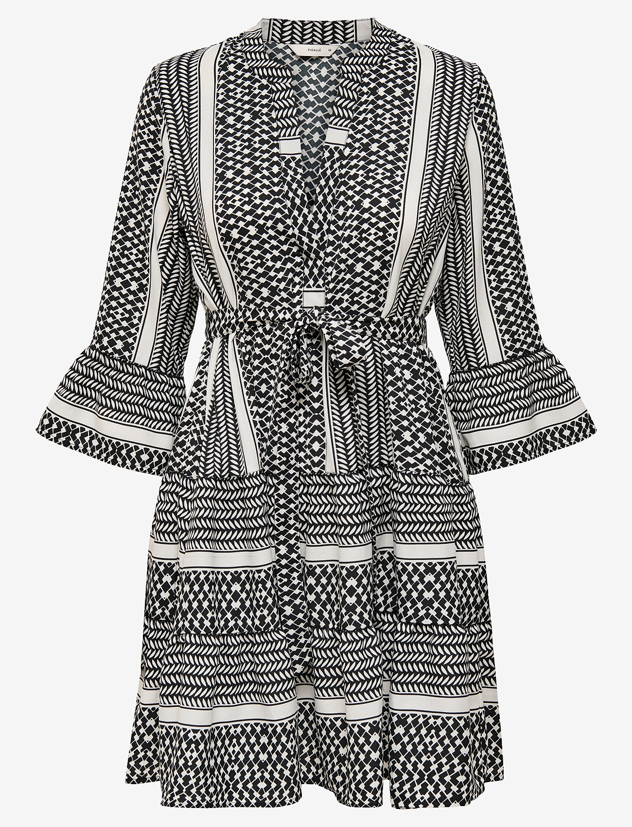 ONLY - ONLATHENA LIFE 3/4 SHORT DRESS WVN NOOS - sommarklänningar - black - 1